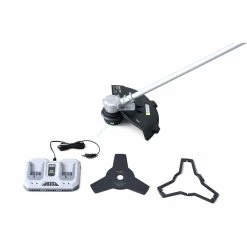 Voltr 36v – Débroussailleuse ø38cm Sans Fil – Avec 2 Batteries Litihium 2.0ah + Double Chargeur Charge Rapide. 1 Bobine Double Fil -Jardin Et Extérieur 6445ca2fd4d148.05879519