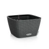 LECHUZA Jardinière Bacino Cottage All-in-one 30x30 Cm Noir Graphite -Jardin Et Extérieur 6479895b546b40.96121380