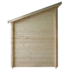 Abri Adossé 5,96m² PLUS En Bois Massif 28mm Gardy Shelter -Jardin Et Extérieur abri adosse 596m plus en bois massif 28mm gardy shelter 4
