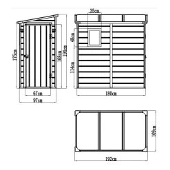 Jardin Et Extérieur -Jardin Et Extérieur abri de jardin adosse en resine gris clair 209m kit de fondation jobu 1