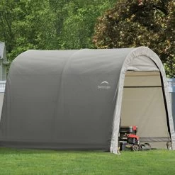 Abri De Jardin Démontable 9m² à Toit Arrondi En Acier Et Polyéthylène Gris – Shelter Logic -Jardin Et Extérieur abri de jardin demontable 9m a toit arrondi en acier et polyethylene gris shelter logic 2