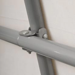 Abri De Jardin Démontable 9m² à Toit Arrondi En Acier Et Polyéthylène Gris – Shelter Logic -Jardin Et Extérieur abri de jardin demontable 9m a toit arrondi en acier et polyethylene gris shelter logic 3