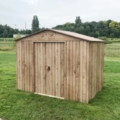Abri De Jardin En Métal Imitation Bois 4,78m² - DURAMAX