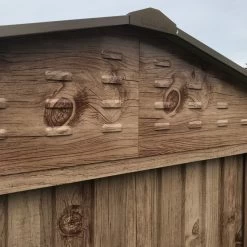 Abri De Jardin En Métal Imitation Bois 4,78m² - DURAMAX -Jardin Et Extérieur abri de jardin en metal imitation bois 475m duramax 1 5