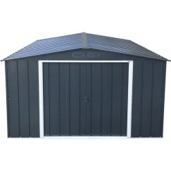 Abri En Métal Parois Hautes Anthracite Colussus 9,74m² DURAMAX + Kit Ancrage 13 Abri En Métal Parois Hautes Anthracite Colussus 9,74m² DURAMAX + Kit Ancrage -Jardin Et Extérieur abri en metal parois hautes anthracite colussus 972m duramax kit ancrage 5
