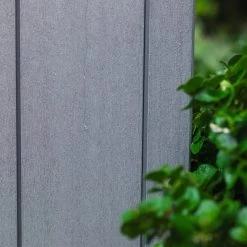 Abri Monopente En Résine Brossée Brossium 7,4m² + Plancher KETER -Jardin Et Extérieur abri en resine brossee monopente brossium 6m plancher keter 4