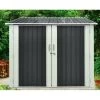 Abri Pour 3 Vélos En Métal Anthracite 3,32m² + Kit D'ancrage X-METAL 1 Abri Pour 3 Vélos En Métal Anthracite 3,32m² + Kit D'ancrage X-METAL -Jardin Et Extérieur abri pour 3 velos en metal anthracite 332m kit d ancrage x metal