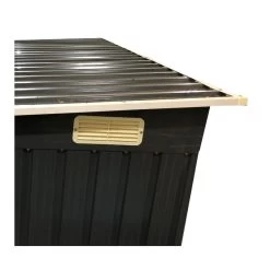 Abri Pour 3 Vélos En Métal Anthracite 3,32m² + Kit D'ancrage X-METAL -Jardin Et Extérieur abri pour 3 velos en metal anthracite 332m kit d ancrage x metal 4