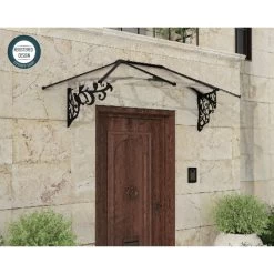 Auvent Marquise En Polycarbonate 4mm Lily XL™ 2130 – Canopia