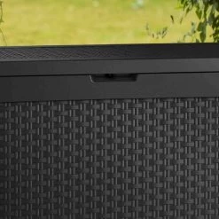 Coffre De Jardin En Résine Anthracite 270L Samoa – Keter -Jardin Et Extérieur coffre de jardin en resine anthracite 270l samoa keter 2