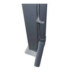 Descentes De Gouttières Grises Pour Toit De Terrasse X-METAL -Jardin Et Extérieur descentes de gouttieres grises pour toit de terrasse x metal 5