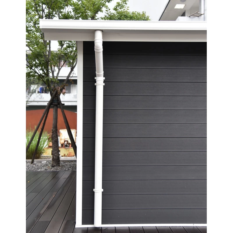 Kit Gouttières Blanc - Pack Prêt à La Pose Pour Abri PREMIUM Woodlife Garden Double Pentes Longueur 4m 4 Kit Gouttières Blanc - Pack Prêt à La Pose Pour Abri PREMIUM Woodlife Garden Double Pentes Longueur 4m – Image 2