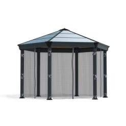 Moustiquaire En Polyester Léger Pour Pergola Roma™ Et Monaco™- Palram - Canopia -Jardin Et Extérieur moustiquaire en polyester leger pour pergola roma palram 3