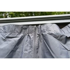 Set De 4 Rideaux Pour Tonnelle 3x3m Et 3,6x3,6m En Alu Gris Palram - Canopia -Jardin Et Extérieur set de 4 rideaux pour tonnelle 3x3m et 36x36m en alu gris 3