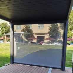 Store Latéral Anthracite 300cm Pour Pergola Bioclimatique En Alu Ombrea -Jardin Et Extérieur store lateral anthracite 300cm pour pergola bioclimatique en alu ombrea 3