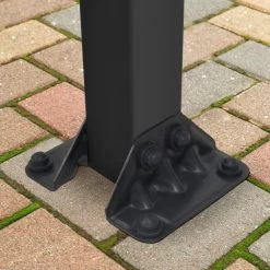 Toit De Terrasse En Aluminium Gris 3x5,46m + PC 16mm Olympia - Palram - Canopia -Jardin Et Extérieur toit de terrasse en aluminium gris 3x546m pc 16mm olympia palram 3